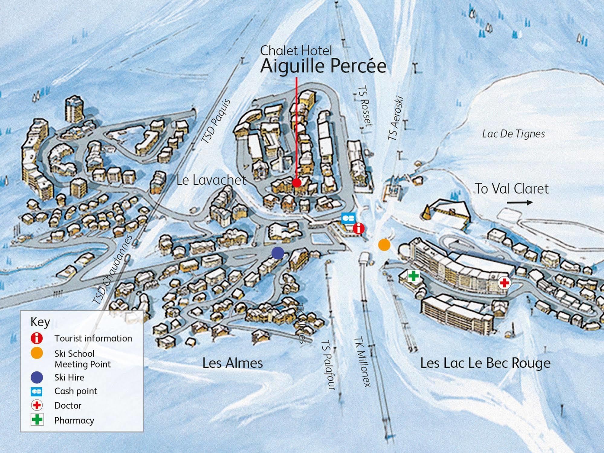 Hotel L'Aiguille Percee Tignes Kültér fotó